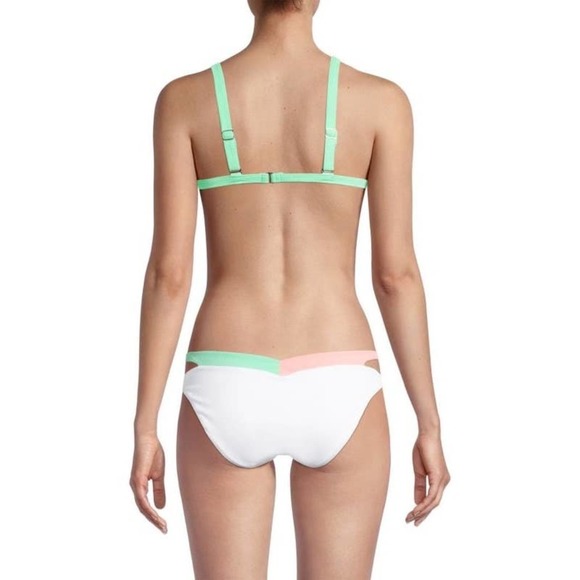 PEIXOTO Tina Ribbed Triangle Bikini Top - Picture 4 of 4